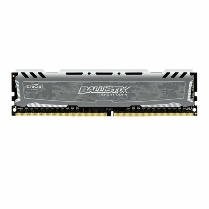 رم دسکتاپ DDR4 تک کاناله 2400 مگاهرتز CL16 کروشیال مدل Ballistix Sport ظرفیت 8 گیگابایت Crucial Ballistix Sport DDR4 2400MHz CL16 Single Channel Desktop RAM - 8GB